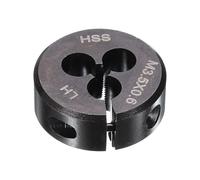 QUARKZMAN Filière Ronde À Filetage M3.5 x 0.6 Métrique 1" OD Ajustable Gaucher Acier Rapide (HSS) Filière Ronde À Filetage Pour Réparation De Filetage