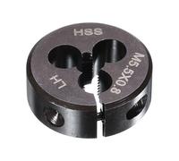 QUARKZMAN Filière Ronde Métrique M5.5 x 0.8 Filetage Métrique 1" OD Réglable Gauche Acier Rapide (HSS) Filière Ronde Pour Réparation De Filetage