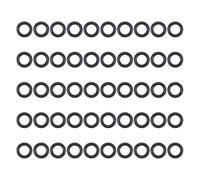 QUARKZMAN FKM O-Ring 0.37" OD 0.22" ID 5/64" Width Joint En Caoutchouc Fluoré Rondelle D'Étanchéité 75A Joint Toriques Plomberielle, Lot 50