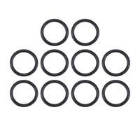 QUARKZMAN FKM O-Ring 0.71" OD 0.55" ID 5/64" Width 75A Joint FKM O-Rings for Engines and Plumbing, Black, Pack of 10
