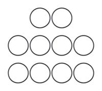QUARKZMAN FKM O-Ring 1.57" OD 1.42" ID 5/64" Largeur Joint D'Étanchéité En Caoutchouc Fluoré 75A Joint Toriques Plomberielle, Lot 10