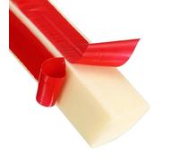 QUARKZMAN Flexible Quarter Round Molding Wall Trim 0.7" x 0.86" x 155" Double Peel And Stick Bendable Rubber Edge Moulded Trim Strip Pour Corner Ceiling Floor Bathroom Countertop, Brown