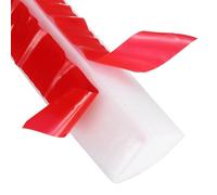 QUARKZMAN Flexible Quarter Round Molding Wall Trim 0.7" x 0.86" x 155" Double Peel And Stick Bendable Rubber Edge Moulded Trim Strip Pour Corner Ceiling Floor Bathroom Countertop, White