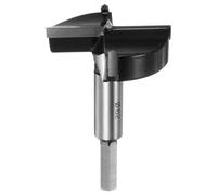 QUARKZMAN Foret Forstner De 62mm (2-7/16") En Carbure De Tungstène Pour Le Perçage De Trous De Charnière En Bois, Pour Le Travail Du Bois, Noir