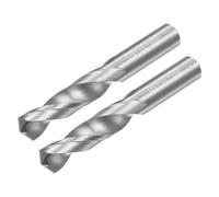 QUARKZMAN Forets en Carbure de Tungstène C2/K20, 8mm, Tige Droite, Outil de Perçage pour Acier Inoxydable, Aluminium, Fer, Métal, Plastique - Lot de 2