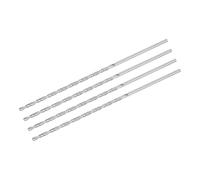 QUARKZMAN Forets Hélicoïdaux de 3,2 mm, Forets Extra Longs en Acier Rapide à Queue Droite de 160 mm pour Bois Plastique Aluminium, 4 Pièces