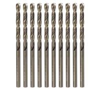 QUARKZMAN Forets Hélicoïdaux en Cobalt de 3,3 mm M35 HSS 10Pcs