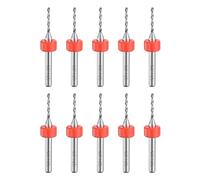 QUARKZMAN Forets PCB 1.25mm Carbure De Tungstene Outil Rotatif Bijouterie Gravure CNC Circuit Imprime Micro Forets 1/8 Pouce Tige 10 Pcs
