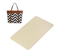 QUARKZMAN Forme De Base en Feutre, 11.42x7.09 Insert pour Fond De Sac Coussinet De Forme en Fibre Chimique Doublure pour Sac À Main Tote Bag Backpack, Beige