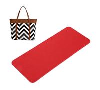 QUARKZMAN Forme De Base en Feutre, 12.01x5.12 Insert De Fond De Sac Coussinet De Forme Doublure De Sac en Fibre Chimique pour Handbag Tote Bag Backpack, Red