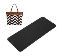 QUARKZMAN Forme De Base en Feutre, 12.01x5.12 Insert De Fond De Sac Coussinet De Mise en Forme en Feutre Synthétique Doublure De Sac pour Handbag Tote Bag Backpack, Black