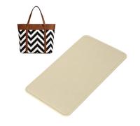 QUARKZMAN Forme De Base en Feutre, 8.66x5.12 Insert De Fond De Sac Coussinet De Forme en Feutre Synthétique Doublure De Sac pour Handbag Tote Bag Backpack, Beige