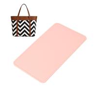 QUARKZMAN Forme De Base en Feutre, 8.66x5.12 Insert pour Fond De Sac Coussinet De Forme en Fibre Chimique Doublure pour Sac À Main Tote Bag Backpack, Pink