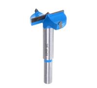 QUARKZMAN Forstner Drill Bits 1-5/16 Pouce / 35mm Tige Ronde 5/16 Pouce, Mèche Forstner Carbure Outil De Coupe Pour Ouverture De Trou De Menuiserie Pour Perçage Du Bois/Charnières, Bleu