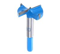 QUARKZMAN Forstner Drill Bits 1-9/16 Pouce / 40mm Tige Hexagonale 3/8 Pouce, Mèche Forstner Carbure Outil De Perçage Du Bois Pour Perçage Du Bois/Charnières De Meuble, Bleu