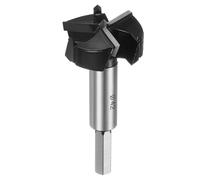 QUARKZMAN Forstner Foret Mèche 42mm (1-2/3") Tungstène Carbure 3 Flûtes 4 Éperons Ennuyeux Forstner Embouts pour Charnière Bois Trou Perçage Travail Bois