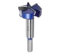 QUARKZMAN Forstner Foret Mèche 42mm (1-2/3") Tungstène Carbure 3 Flûtes Alésage Forstner Mèche pour Charnière Bois Trou Perçage Travail Bois