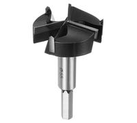 QUARKZMAN Forstner Foret Mèche 55mm (2-3/16") Tungstène Carbure 3 Flûtes 4 Éperons Ennuyeux Forstner Embouts pour Charnière Bois Trou Perçage Travail Bois