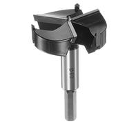 QUARKZMAN Forstner Foret Mèche 60mm (2-3/8") Tungstène Carbure 3 Flûtes Alésage Forstner Mèche pour Charnière Bois Trou Perçage Travail Bois