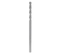 QUARKZMAN Fraise à Bout Sphérique pour Fraiseuse CNC, Rayon 1/16" et Queue de 1/8" en Carbure de Tungstène Non Revêtu, Spirale Ascendante à 2 Flûtes, 1/8" de Diamètre et 3" Longueur Totale
