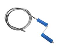 QUARKZMAN Furet De Drainage Plomberie 2/5" (10mm) Dia. 13.1ft Flexible Outil De Nettoyage De Drain Pour Toilette Avec Connecteur De Perceuse Amovible Pour Salle De Bain Cuisine Toilette