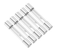 QUARKZMAN Fusible Micro-Ondes 0,75A 5KV x 5Pcs Tube en Verre Argenté