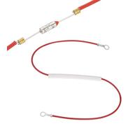 QUARKZMAN Fusible Thermique Universel Pour Cuiseur À Riz, 172°C 10A 250V Fusible Thermique En Métal Avec Bornes À Anneaux Aux Deux Extrémités Et Gainage En Fibre De Verre Pour Pièce