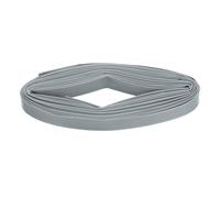 QUARKZMAN Gaine thermorétractable, diamètre intérieur de 1/2 pouce, longueur de 33 pieds, ratio de 2:1, manchon thermorétractable en polyoléfine pour l'isolation des fils électriques, gris