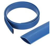 QUARKZMAN Gaine Thermorétractable Étanche 12.7mm Diamètre 1m Longueur 3:1 Rapport de Rétrécissement Tube Thermoretractable à Double Paroi avec Colle Marine pour Isolation de Câble, Bleu