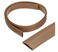 QUARKZMAN Gaine Thermorétractable Étanche 12.7mm Diamètre 1m Longueur 3:1 Rapport de Rétrécissement Tube Thermoretractable à Double Paroi avec Colle Marine pour Isolation de Câble, Marron