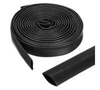 QUARKZMAN Gaine Thermorétractable Étanche 12mm Diamètre 3 m Longueur 4:1 Rapport de Rétrécissement Tube Thermoretractable à Double Paroi avec Colle Marine pour Isolation de Câbles, Noir