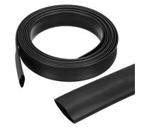 QUARKZMAN Gaine Thermorétractable Étanche 15.9mm Diamètre 3 m Longueur 3:1 Rapport de Rétrécissement Tube Thermoretractable à Double Paroi avec Colle Marine pour Isolation de Câble, Noir