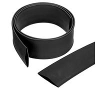 QUARKZMAN Gaine Thermorétractable Étanche 25.4mm Diamètre 1m Longueur 3:1 Rapport de Rétrécissement Tube Thermoretractable à Double Paroi avec Colle Marine pour Isolation de Câble, Noir