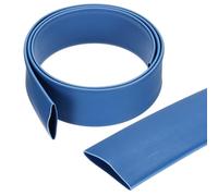 QUARKZMAN Gaine Thermorétractable Étanche 25.4mm Diamètre 1m Longueur 3:1 Rapport de Rétrécissement Tube Thermoretractable à Double Paroi avec Colle Marine pour Isolation de Câble, Bleu