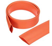 QUARKZMAN Gaine Thermorétractable Étanche 25.4mm Diamètre 1m Longueur 3:1 Rapport de Rétrécissement Tube Thermoretractable à Double Paroi avec Colle Marine pour Isolation de Câble, Orange