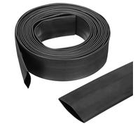 QUARKZMAN Gaine Thermorétractable Étanche 32mm Diamètre 3 m Longueur 4:1 Rapport de Rétrécissement Tube Thermoretractable à Double Paroi avec Colle Marine pour Isolation de Câble, Noir
