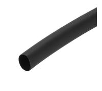 QUARKZMAN Gaine Thermorétractable Étanche 4.5mm Diamètre 3 m Longueur 2:1 Rapport de Rétrécissement Tube Thermoretractable à Double Paroi avec Colle Marine pour Isolation, Noir