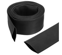 QUARKZMAN Gaine Thermorétractable Étanche 40mm Diamètre 3 m Longueur 4:1 Rapport de Rétrécissement Tubes Thermoretractable à Double Paroi avec Colle Marine pour Isolation de Câble, Noir