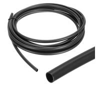 QUARKZMAN Gaine Thermorétractable Étanche 4mm Diamètre 3 m Longueur 4:1 Rapport de Rétrécissement Tube Thermoretractable à Double Paroi avec Colle Marine pour Isolation, Noir