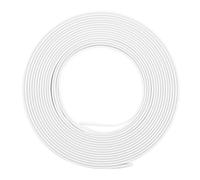 QUARKZMAN Gaine Thermorétractable Étanche 8.5mm Diamètre 3 m Longueur 2:1 Rapport de Rétrécissement Tube Thermoretractable à Double Paroi avec Colle Marine pour Isolation, Blanc