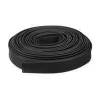 QUARKZMAN Gaine Thermorétractable Noire de 24 mm de Diamètre et de 15 Mètres de Longueur, Avec Un Rapport de Rétrécissement de 4:1, Une Paroi Double Adhésive et Une Résistance à L'Eau