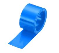 QUARKZMAN Gaine Thermorétractable PVC Pour Batterie 20mm Dia 32mm Plat 8 Pieds Bleu Bonne Isolation Pour Battery Pack-2.5m