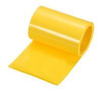 QUARKZMAN Gaine Thermorétractable Pvc pour Batterie 54mm Dia 85mm Plate 8 Pieds Jaune Bonne Isolation pour Pack Batterie-2.5m