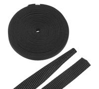 QUARKZMAN Gaines Tressées Tissu Thermorétractable, 1/4" 26ft Noir Ratio 2:1 Protecteur De Cordon Thermorétractable pour Câble De Harnais, Protection De Câble Réseau, Gestion De Câble