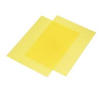 QUARKZMAN Gel Clair Filtre Jaune Transparent Correction Eclairage Gel Filtre 11x8,5 Pouce Plastique Feuilles pour Film Photo Vidéo Fête Paquet de 10