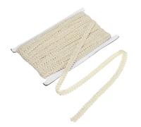 QUARKZMAN Gimp Braid Trim 1/2" x 14 Yards Garniture D'ameublement Beige | Pour Couture Costume DIY Artisanat Décoration D'intérieur, Tissu Tressé Polyester