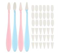 QUARKZMAN Gomme Effaceur Eponge pour Esquisse, Outil De Dessin Aux Crayons À Pastel À l'huile avec 40 Pièces De Rechange pour Estompage Mise en Valeur Correction (Lot De 4, Bleu/Rose)