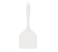 QUARKZMAN Grande spatule en silicone antiadhésif large blanc | Pour Tamagoyaki, Omelette et Pancake, pelle et retourneur, résistant à la chaleur, ustensile de cuisine, pour pizza et steak