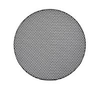 QUARKZMAN Grille de Haut-Parleur 2.9"x0.16" sans Cadre Noir | Grillage métallique, pour subwoofer, pour Audio Auto et Domicile, Universelle