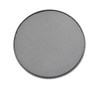 QUARKZMAN Grille de Haut-Parleur métallique 235x245x14mm Noir | 10 Pouces, sans cadre, Bord plié, Universelle, Filet de subwoofer, Cache de protection pour audio auto et maison